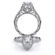 Venetian Pear Shaped Engagement Ring Setting