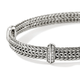 Sterling Silver Diamond Icon Link Bracelet