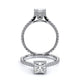 Renaissance Princess Cut Engagement Ring Setting