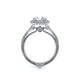 Couture Split Shank Round Engagement Ring Setting