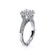 Venetian Princess Cut Engagement Ring Setting