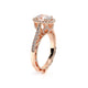 Venetian Oval Engagement Ring Setting