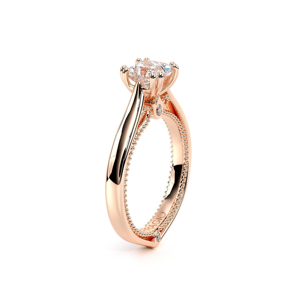 Couture Princess Cut Engagement Ring Setting