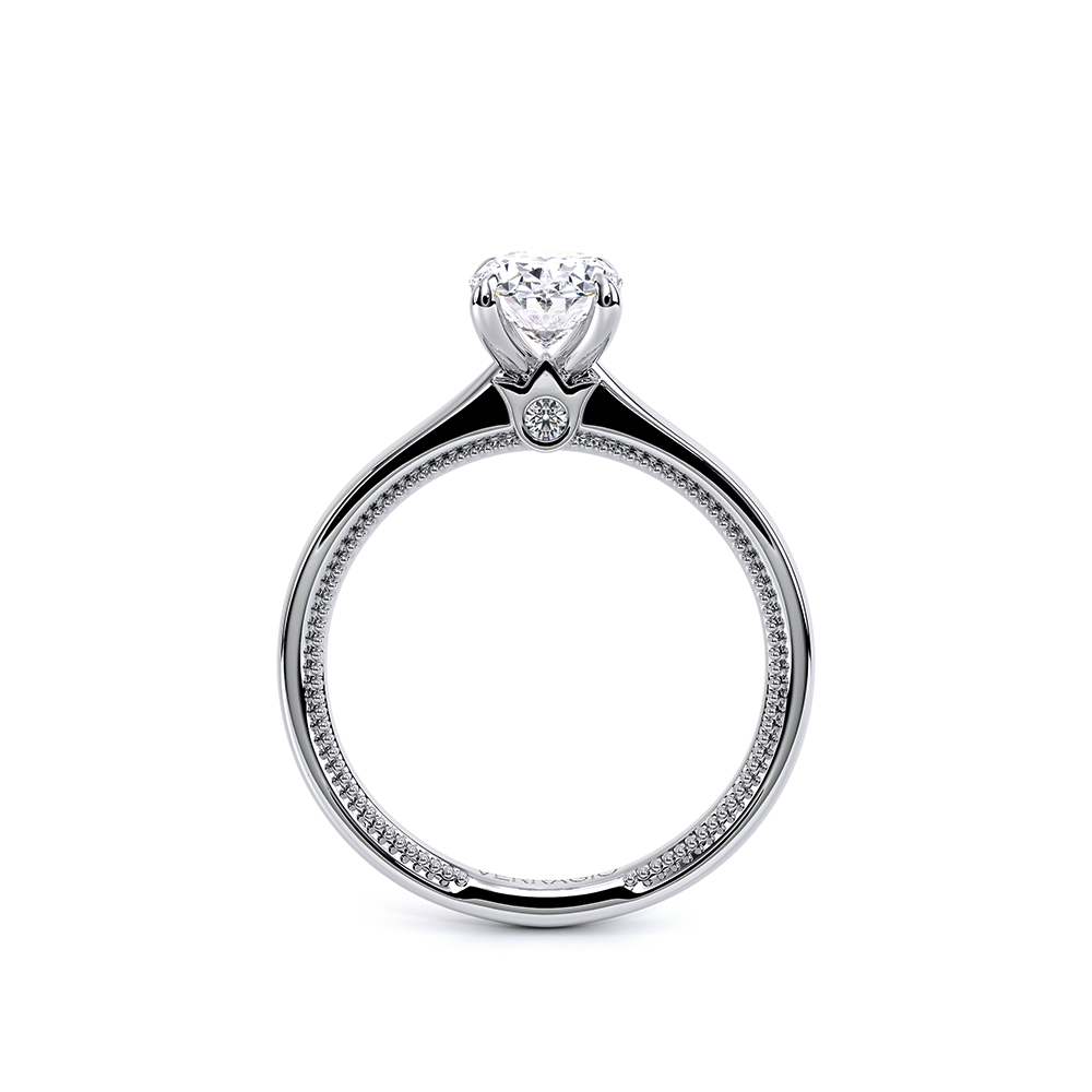 Renaissance Oval Solitaire Engagement Ring Setting