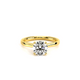 Renaissance Round Solitaire Engagement Ring Setting