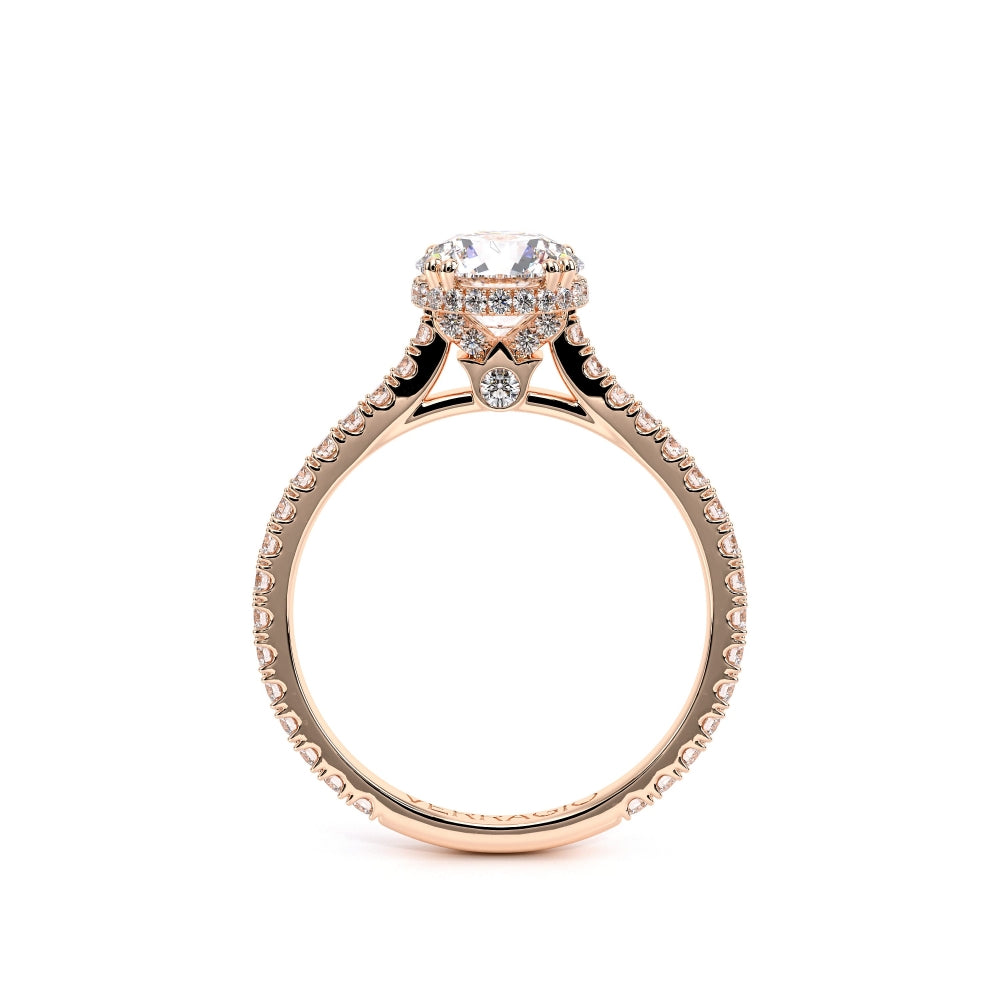 Renaissance Round Engagement Ring Setting