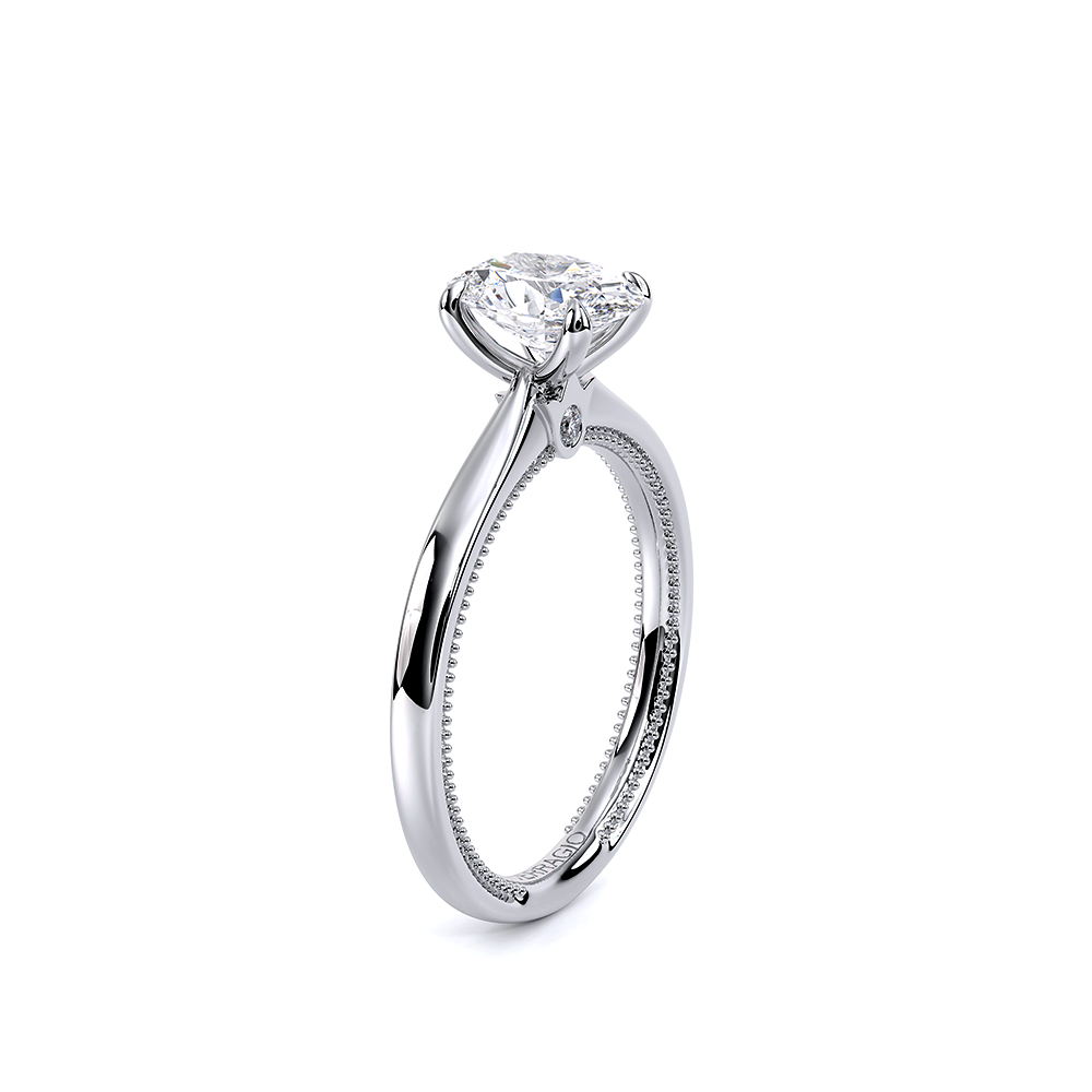 Renaissance Oval Solitaire Engagement Ring Setting