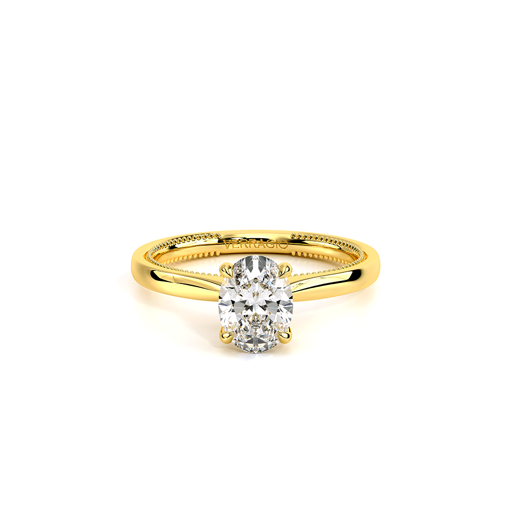 Renaissance Oval Solitaire Engagement Ring Setting