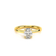 Renaissance Oval Solitaire Engagement Ring Setting