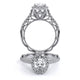 Venetian Oval Engagement Ring Setting