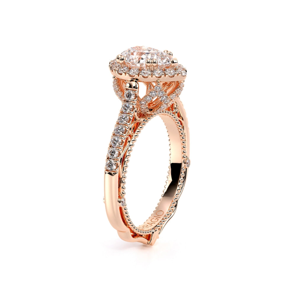 Venetian Pear Shaped Engagement Ring Setting