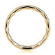 Yellow Gold Classic 2.5MM Quilted Interior Wedding Band