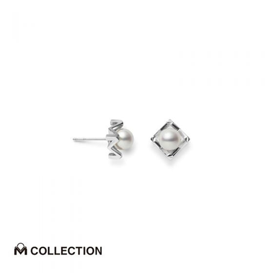 M Collection Akoya Cultured Pearl Earrings