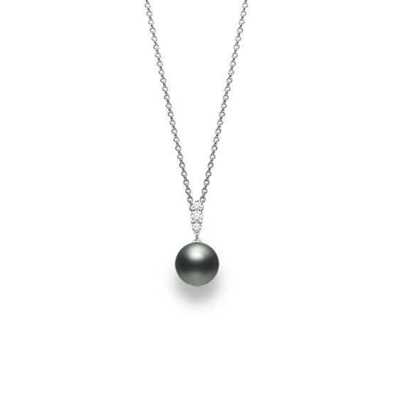 Morning Dew Black South Sea Cultured Pearl Pendant
