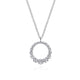 Diamond Circle Necklace