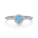 Blue Topaz Ring