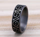 Fish Hook Wedding Band