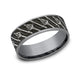 Arrow Pattern Wedding Band