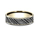 Damascus Steel Wedding Band