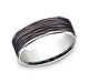 White Gold & Titanium Wedding Band