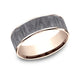 Fabric Patterned Wedding Band