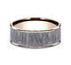 Fabric Patterned Wedding Band