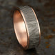 Fabric Patterned Wedding Band