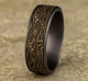 Snakeskin Pattern Wedding Band