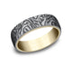 Mokume Wedding Band