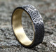 Mokume Wedding Band