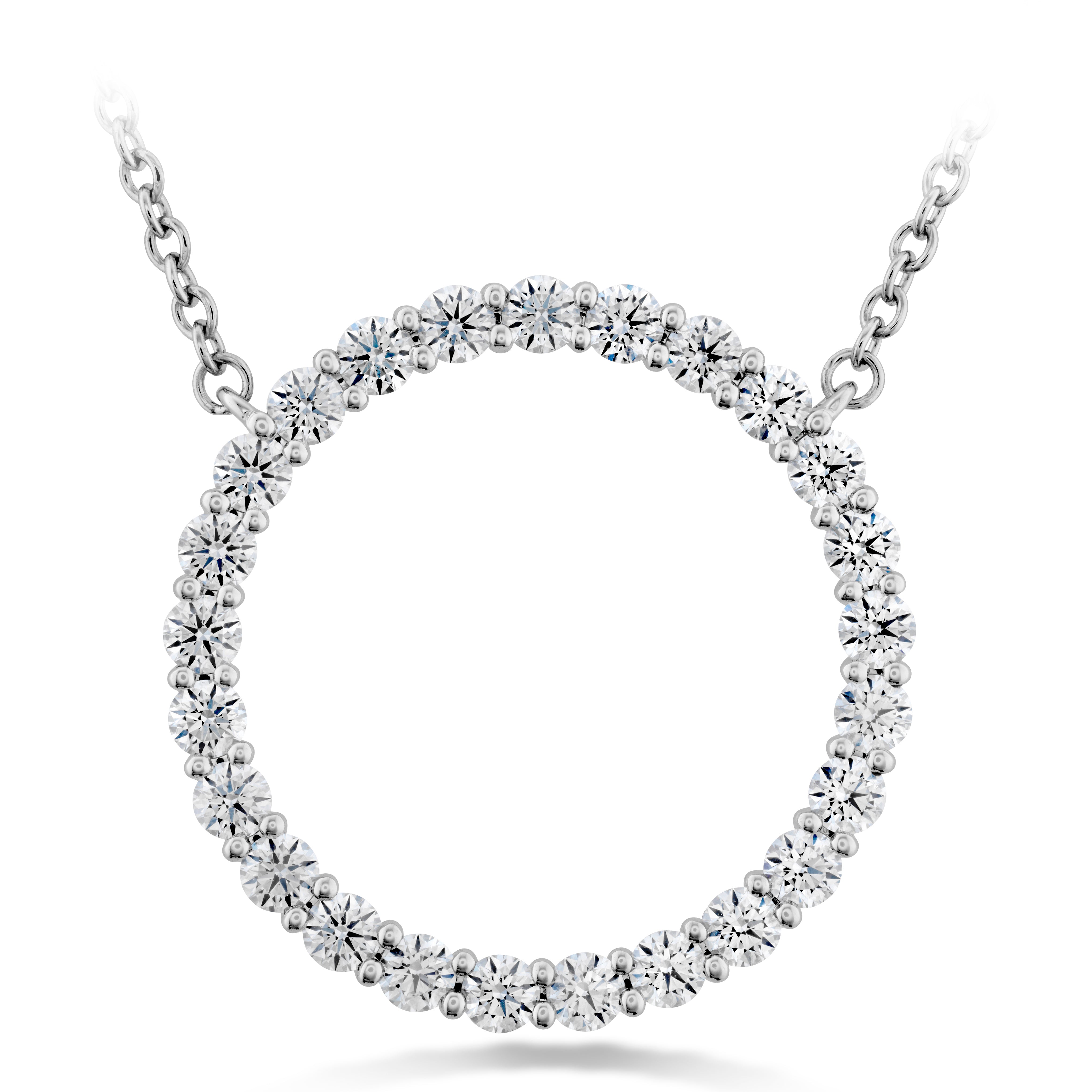 Hearts On Fire Signature Diamond Circle Pendant