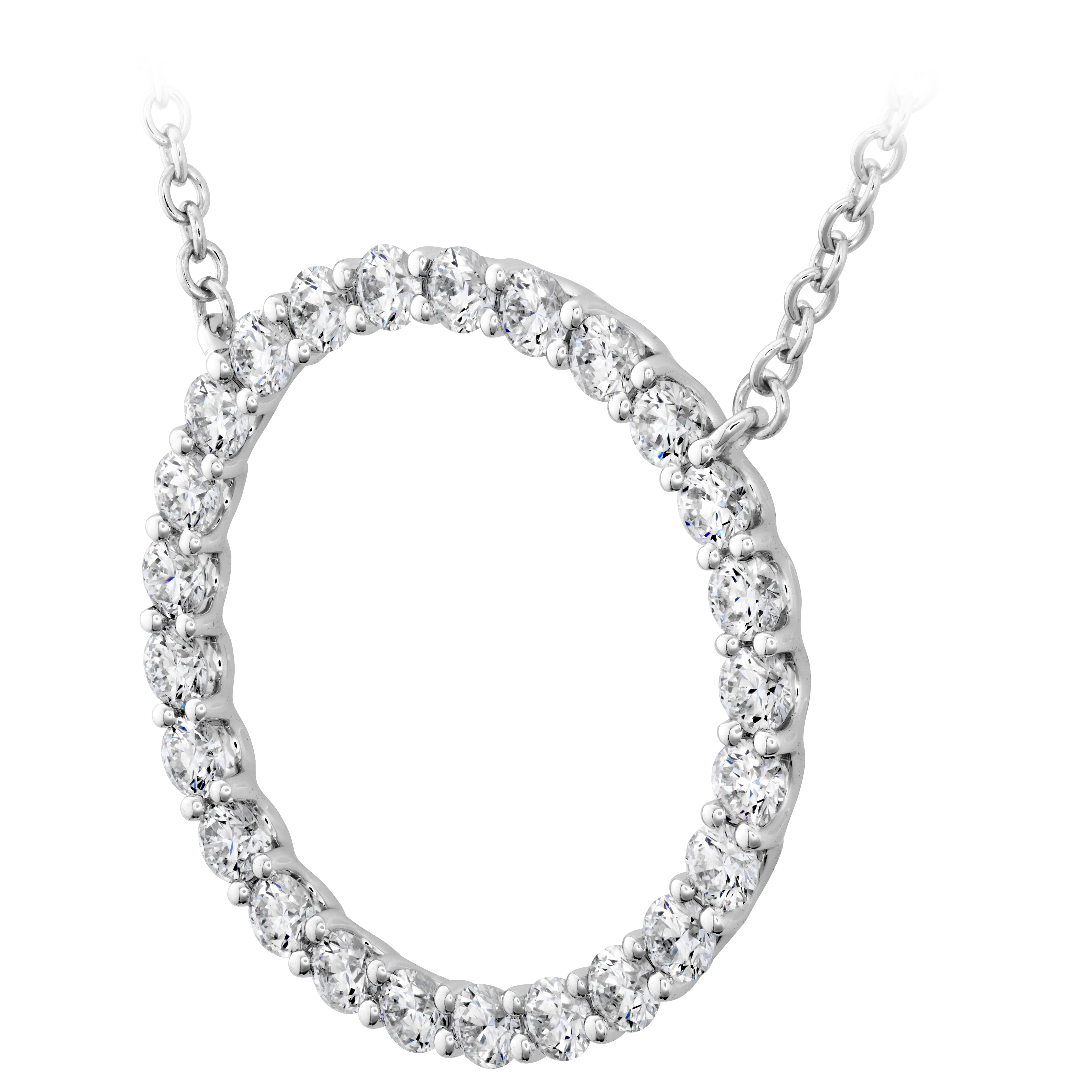 Hearts On Fire Signature Diamond Circle Pendant
