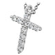 Hearts On Fire Signature Large Cross Necklace, alternate view