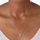 Hearts On Fire Signature Cross Pendant Necklace