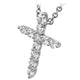 Hearts On Fire Signature Medium Cross Necklace, alternate view