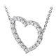 Hearts On Fire Signature Large Heart Necklace on model