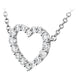 Hearts On Fire Signature Medium Heart Necklace, alternate view