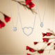 Hearts On Fire Signature Small Heart Necklace on model