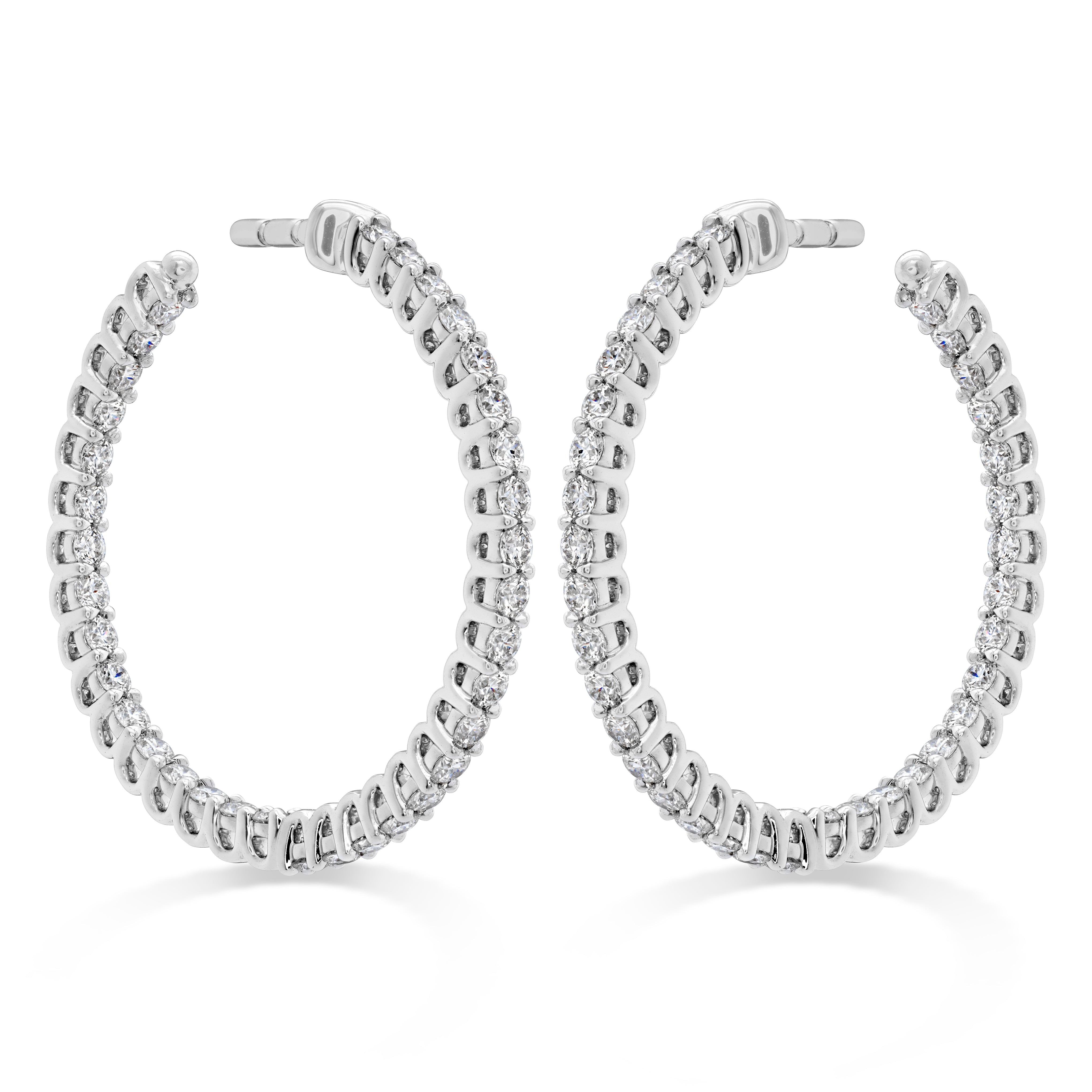 Hearts On Fire Inside Out Hoop Earrings