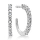Hearts On Fire Round Hoop Earrings