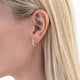 Hearts On Fire Round Hoop Earrings