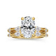 Carinna Yellow Gold Oval Diamond Engagement Ring Setting