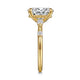 Carinna Yellow Gold Oval Diamond Engagement Ring Setting