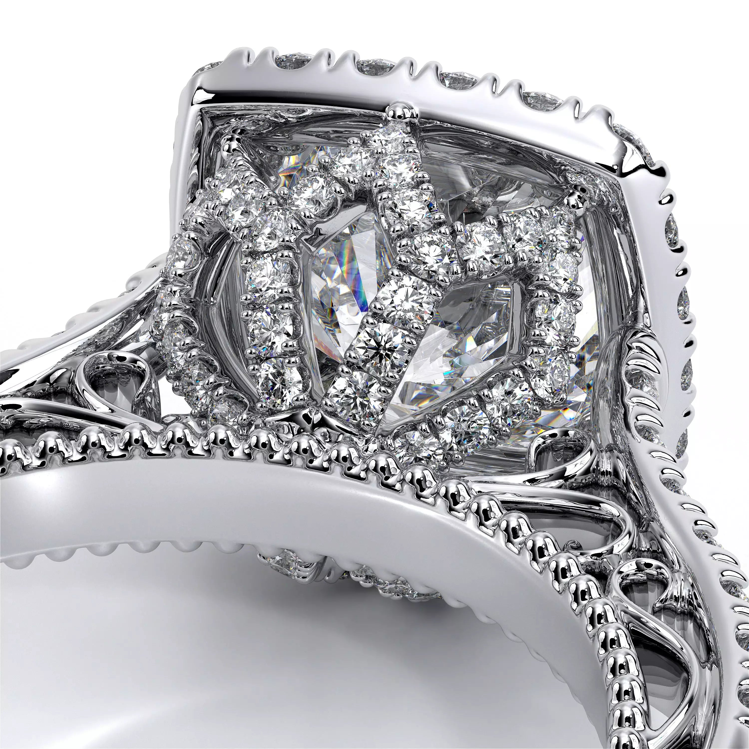 Venetian Engagement Ring Setting