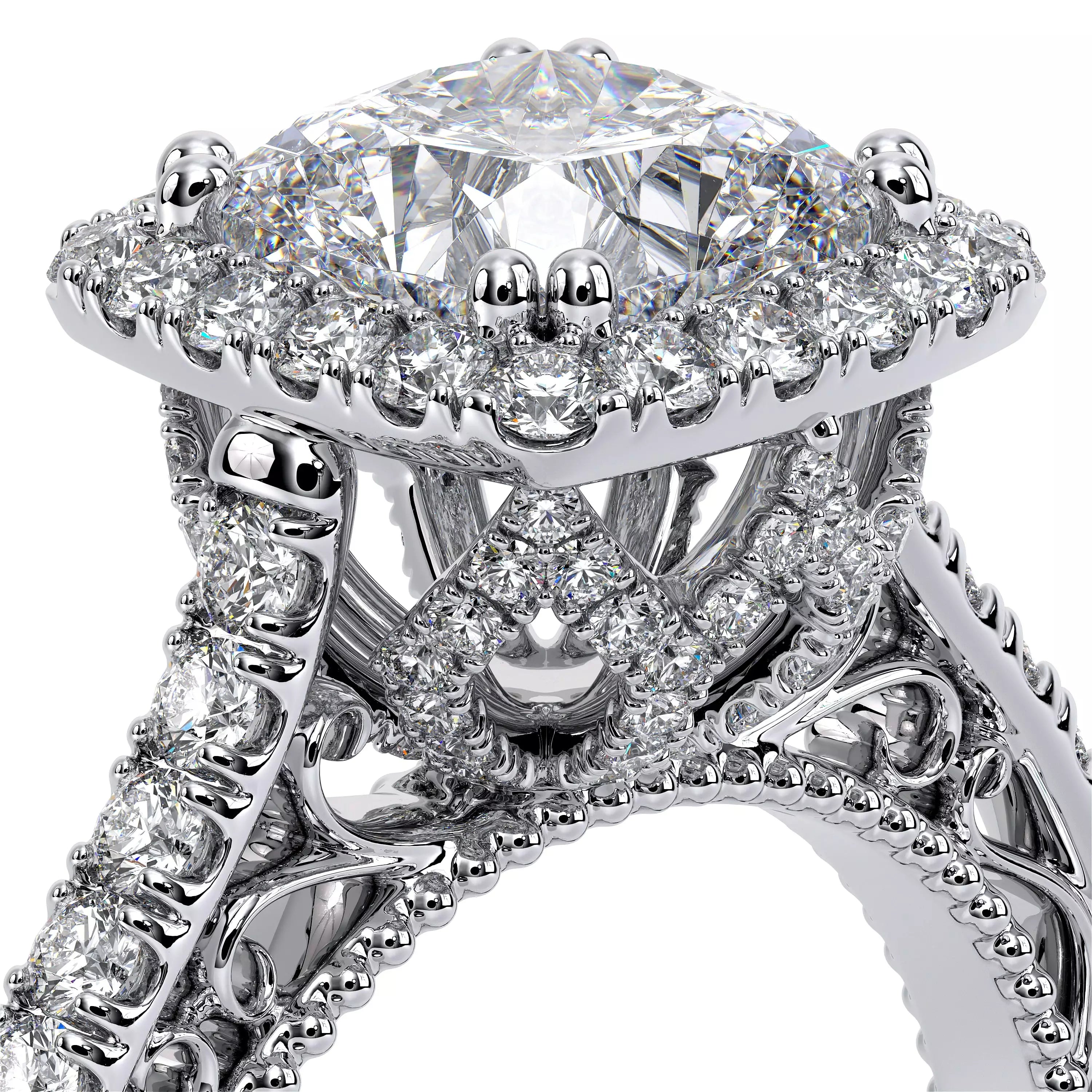 Venetian Engagement Ring Setting