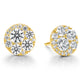 Hearts On Fire Tessa Circle Stud Earrings 0.50 ctw