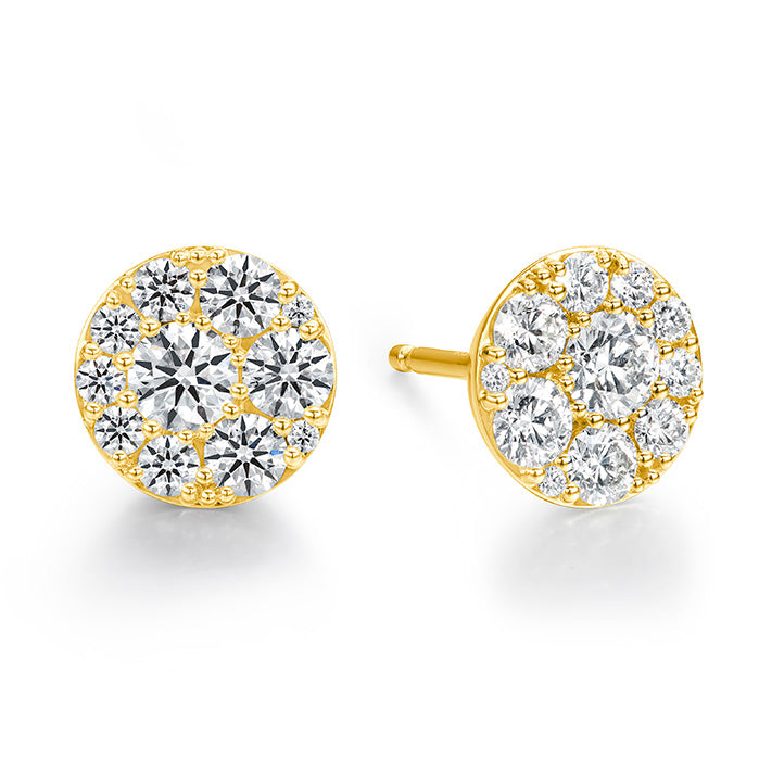 Tessa Diamond Circle Earrings, 1.00 ctw