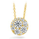 Hearts On Fire Tessa Diamond Circle Pendant in yellow gold