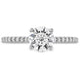 Hearts On Fire Camilla Engagement Ring with Diamond Band