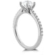 Hearts On Fire Camilla Engagement Ring with Diamond Band